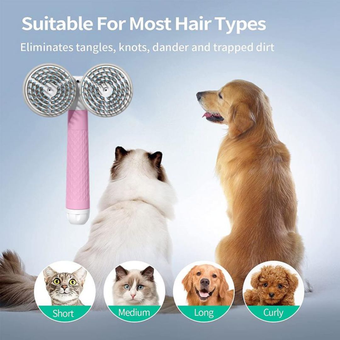 FurEase™ Double-Head Pet Grooming Brush