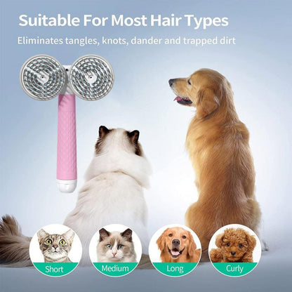 FurEase™ Double-Head Pet Grooming Brush