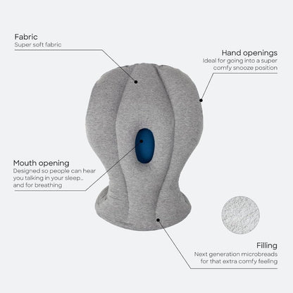 NapNest™ Portable Travel Pillow Mask