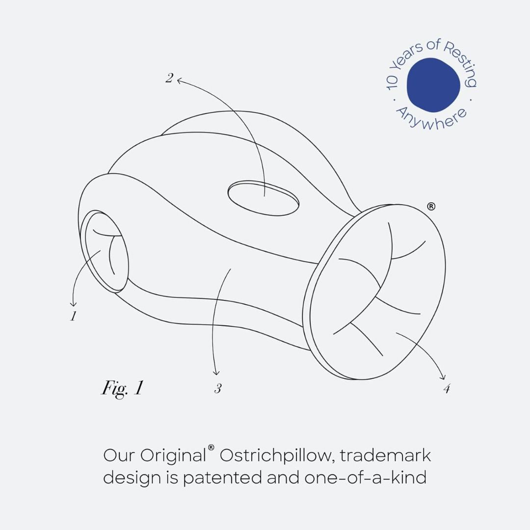 NapNest™ Portable Travel Pillow Mask